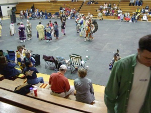 Uintah and Ouray youth indoor Pow Wow optoblog attended in May 2003